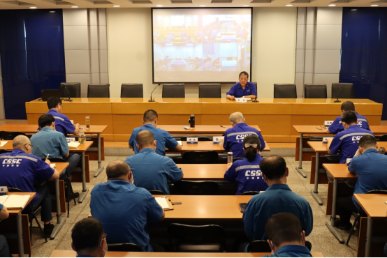 中国船舶风帆公司召开四月份经营运行分析会